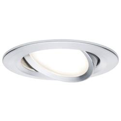Paulmann 93903 Coin Slim LED vestavné svítidlo, LED, pevně vestavěné LED, 18 W, hliník (kartáčovaný), sada 3 ks
