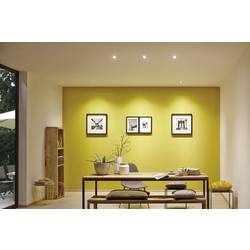 Paulmann 93903 Coin Slim LED vestavné svítidlo, LED, pevně vestavěné LED, 18 W, hliník (kartáčovaný), sada 3 ks