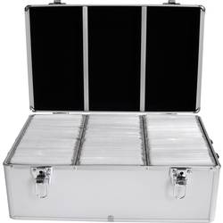 MediaRange kufřík na CD 500 CD/DVD/Blu-ray hliník stříbrná 1 ks (š x v x h) 44.7 x 18 x 30 cm BOX77