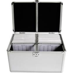 MediaRange kufřík na CD 200 CD/DVD/Blu-ray hliník stříbrná 1 ks (š x v x h) 30.1 x 18 x 19 cm BOX75