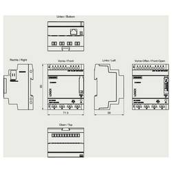 Siemens 6ED1052-2FB08-0BA3 PLC řídicí modul 115 V/AC, 115 V/DC, 230 V/AC, 230 V/DC