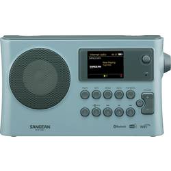 Sangean WFR-28BT A500494 internetové stolní rádio, DAB+, FM, Wi-Fi, Bluetooth, AUX, s USB nabíječkou, Spotify, světle modrá