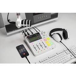 Rode NTH100W sluchátka uzavřená (Over Ear) kabelová bílá studiové