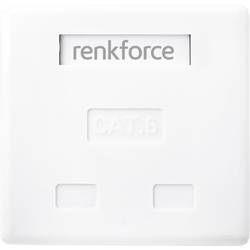 Renkforce síťový adaptér na omítku CAT 6 2 porty bílá