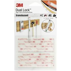 3M DL-HT pásek se suchým zipem, lepicí, kulaté hlavičky, (d x š) 100 mm x 19 mm, transparentní, 4 ks