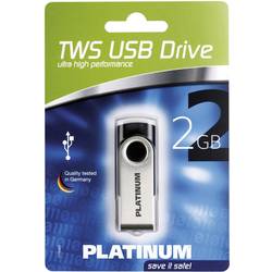Platinum TWS USB flash disk 2 GB černá 177558-3 USB 2.0