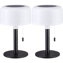 Paulmann 4064161334677 Bartja solární stolní lampa 1.6 W teplá bílá černá