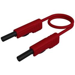 Hirschmann Test & Measurement MLB 100/1 V rt měřicí kabel lamelová zástrčka 4 mm lamelová zástrčka 4 mm 1.00 m červená 1 ks