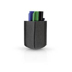 magnetoplan magnetický držák na tužku magnetoTray SMALL (š x v x h) 60 x 100 x 60 mm šedá 1227601