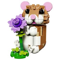 31376 LEGO® CREATOR 3 v 1 sada nýtovaných Hamster s květinou (31376)