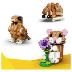 31376 LEGO® CREATOR 3 v 1 sada nýtovaných Hamster s květinou (31376)
