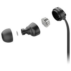 Motorola špuntová sluchátka (In Ear) kabelová černá Redukce šumu mikrofonu Vypnutí zvuku mikrofonu