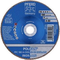 PFERD TOOLS 67756185 PFC 180 A-COOL 60 SG INOX+ALU vějířovitý brusný kotouč Průměr 180 mm Ø otvoru 22.23 mm Zrnitost 60 hliník, neželezné kovy, nerezová ocel