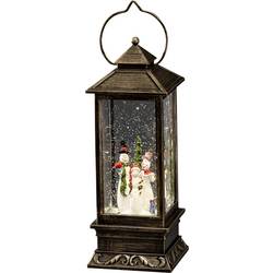 Konstsmide 2889-000 LED svítilna sněhulák teplá bílá LED s motivem sněhu, naplněné vodou, časoměřič, se spínačem