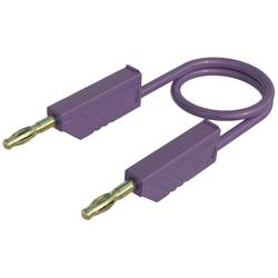 Hirschmann Test & Measurement MLN 100/2,5 VI měřicí kabel lamelová zástrčka 4 mm lamelová zástrčka 4 mm 1.00 m fialová 1 ks