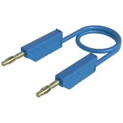 Hirschmann Test & Measurement MLN 50/2,5 BL měřicí kabel lamelová zástrčka 4 mm lamelová zástrčka 4 mm 0.50 m modrá 1 ks