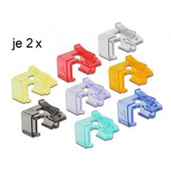 Delock 86420, RJ45 příslušenství, 8barevný, 16 ks