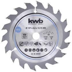 kwb 581557 tvrdokovový pilový kotouč 127 x 12.75 mm 1 ks