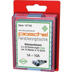Püschel Feinsicherungen SORTI03TB SORTI03TB trubičková pojistka (Ø x d) 5 mm x 20 mm T pomalá Množství 100 ks
