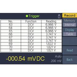 VOLTCRAFT VC-7060BT digitální stolní multimetr, datalogger, CAT I 1000 V, CAT II 600 V, Displej (counts): 60000
