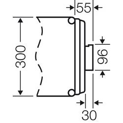 Hensel Mi BF 44 ventilační mřížka plast (š x v) 300 mm x 50 mm 1 ks