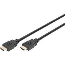 Digitus HDMI kabel Zástrčka HDMI-A, Zástrčka HDMI-A 3.00 m černá AK-330107-030-S 4K UHD, Audio Return Channel, pozlacené kontakty HDMI kabel