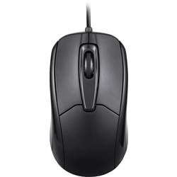 Perixx PERIMICE-209 P Black optická myš, přenos kabelový, 3 tlačítko, 1000 dpi, černá
