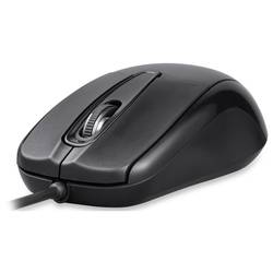 Perixx PERIMICE-209 P Black optická myš, přenos kabelový, 3 tlačítko, 1000 dpi, černá