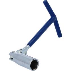 KS Tools 517.1170 Klíč na zapalovací svíčky s T rukojetí a kloubem, 16 mm