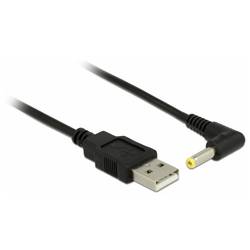 Delock PC, notebook kabel [1x Dutá DC zástrčka - 1x USB-A konektor] 1.5 m vícebarevná