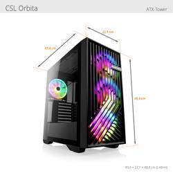 CSL Computer Gaming PC M10930 AMD Ryzen 5 7600 5.1 GHz 16 GB RAM 500 GB SSD AMD 91637