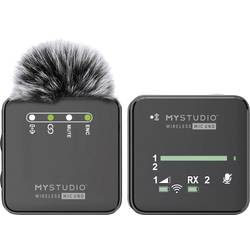nasazovací studiový mikrofon Easypix MyStudio Mic UNO Druh přenosu:kabelový, bezdrátový vč. ochrany proti větru, vč. pouzdra na mikrofon