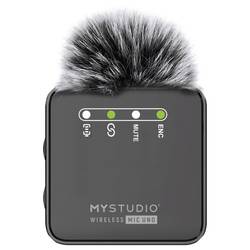 nasazovací studiový mikrofon Easypix MyStudio Mic UNO Druh přenosu:kabelový, bezdrátový vč. ochrany proti větru, vč. pouzdra na mikrofon