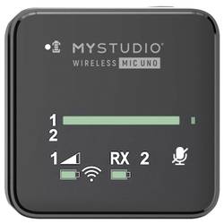 nasazovací studiový mikrofon Easypix MyStudio Mic UNO Druh přenosu:kabelový, bezdrátový vč. ochrany proti větru, vč. pouzdra na mikrofon