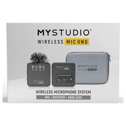 nasazovací studiový mikrofon Easypix MyStudio Mic UNO Druh přenosu:kabelový, bezdrátový vč. ochrany proti větru, vč. pouzdra na mikrofon