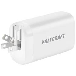 VOLTCRAFT UC-3ACX004 cestovní nabíječka, GaN, s adaptérem pro Evropu, s britským adaptérem, s americkým adaptérem, s australským adaptérem, 1x USB A , 2x