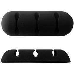 TRU COMPONENTS držák kabelu samolepicí TC-6646568 Průměr kabelového svazku (rozsah) 6 mm (max) transparentní 1 ks