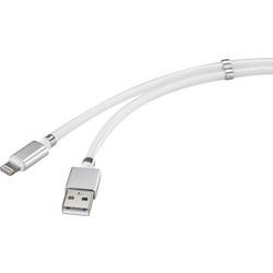 Renkforce USB kabel USB 2.0 USB-A zástrčka, Apple Lightning konektor 1.00 m bílá TO-6897012