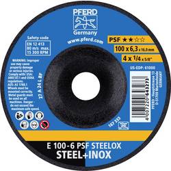 PFERD TOOLS 62010720 E 100-6 PSF STEELOX/16,0 brusný kotouč lomený Průměr 100 mm Ø otvoru 16 mm nerezová ocel, ocel 10 ks