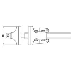 KS Tools 914.0026 svěrák, 914.0026, Rozpětí (max.): 100 mm