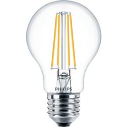 Philips LED 76393000 LED Energetická třída (EEK2021) E (A - G) E27 7 W = 60 W teplá bílá (Ø x v) 6 cm x 10.4 cm vlákno 3 ks