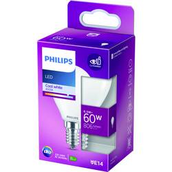 Philips LED 76287200 LED Energetická třída (EEK2021) E (A - G) E14 6.5 W = 60 W studená bílá (Ø x v) 4.5 cm x 8 cm 1 ks