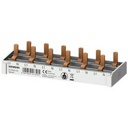 Siemens 5ST36746 Kolíková lišta kompaktní, 10mm2 přípojka 1p/N 6x kompaktní přístroj 1 TE kolíková sběrnicová lišta 1 ks