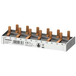 Siemens 5ST36736 Kolíková lišta kompaktní, 10mm2 přípojka 3p/N 6x kompaktní přístroj 1 TE kolíková sběrnicová lišta 1 ks
