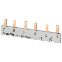 Siemens 5ST3606 Kolíková sběrná lišta, 10 mm2 připojení: 2x 2fázová, bezpečné na dotek kolíková sběrnicová lišta 10 ks