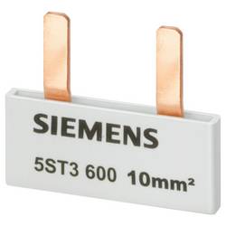 Siemens 5ST3601 Kolíková sběrná lišta, 10 mm2 připojení: 6x 1fázová, chráněná proti doteku kolíková sběrnicová lišta 10 ks