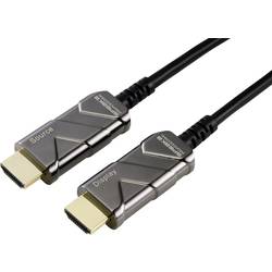 SpeaKa Professional HDMI kabel Zástrčka HDMI-A, Zástrčka HDMI-A 20.00 m černá SP-8821992 8K UHD HDMI kabel