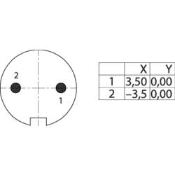 binder 09 0104 300 02 mini kulatý konektor, 1 ks