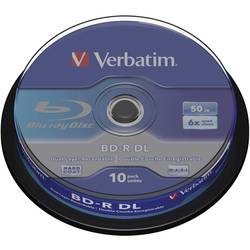 Verbatim 43746 Blu-ray BD-R DL 50 GB 10 ks vřeteno vrstva proti poškrábání