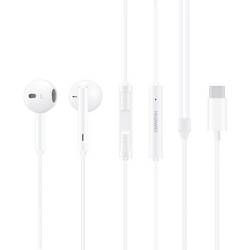 HUAWEI CM33 poškozený/chybějící obal Headset do uší (In Ear) kabelová bílá regulace hlasitosti mobil